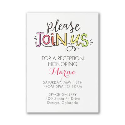 Reception Cards